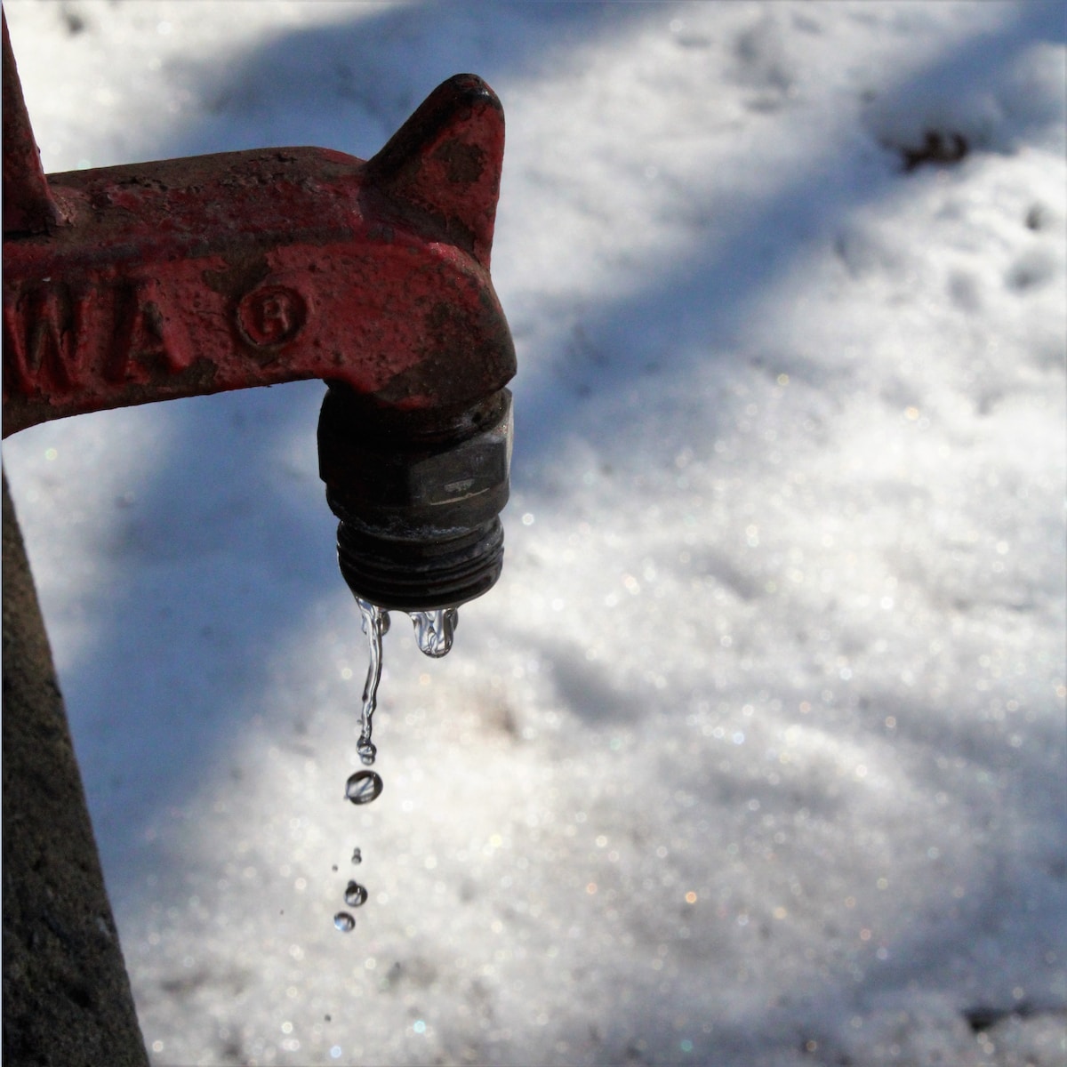 fuite d'eau