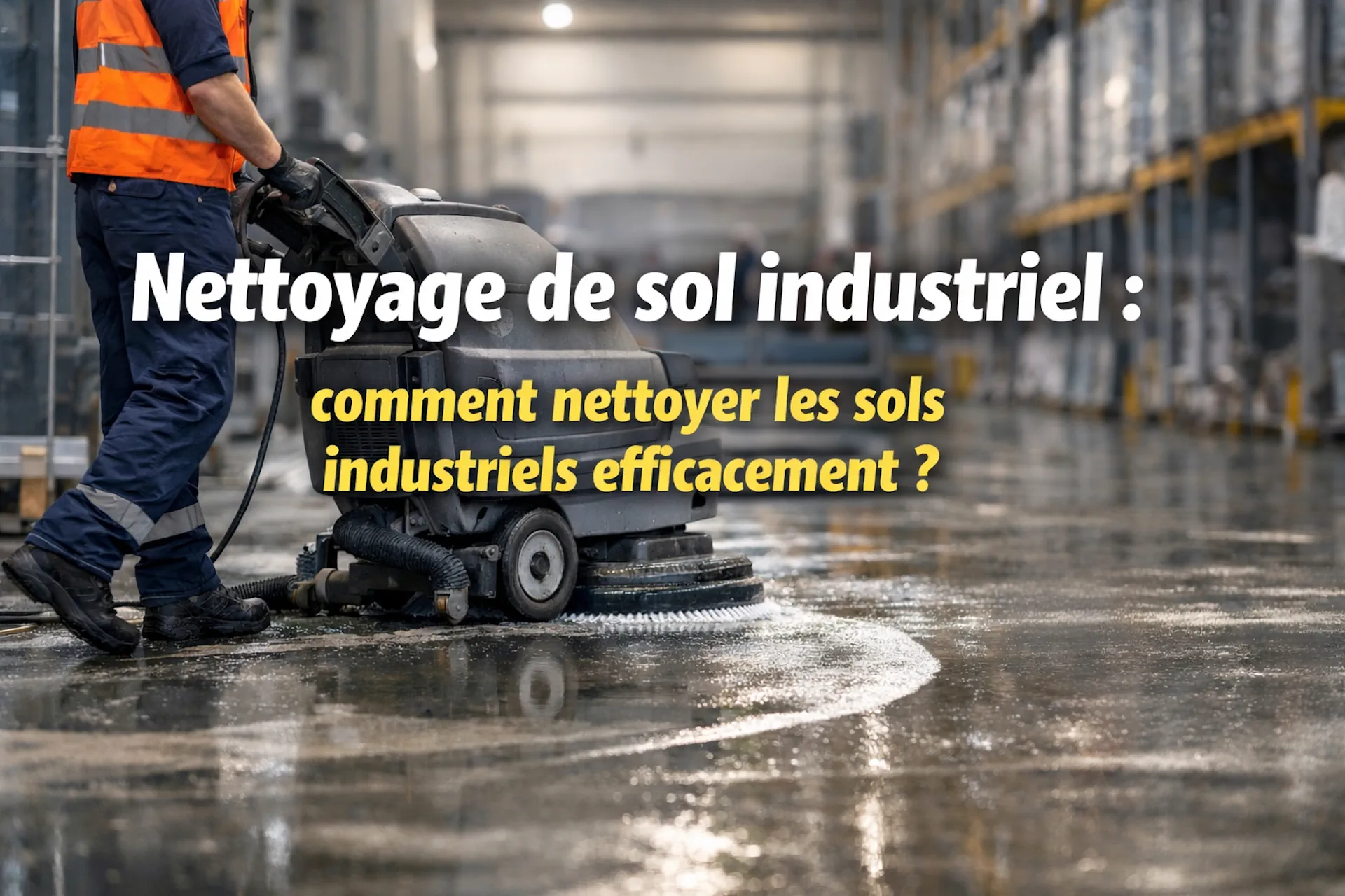 nettoyage de sol industriel