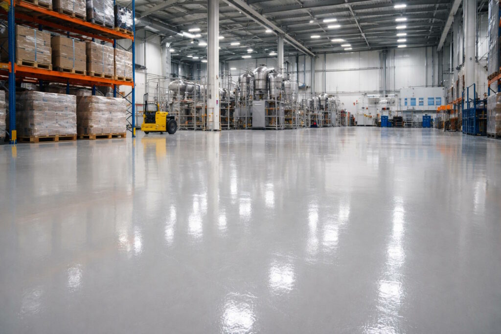 rénovation sol industriel résine epoxy
