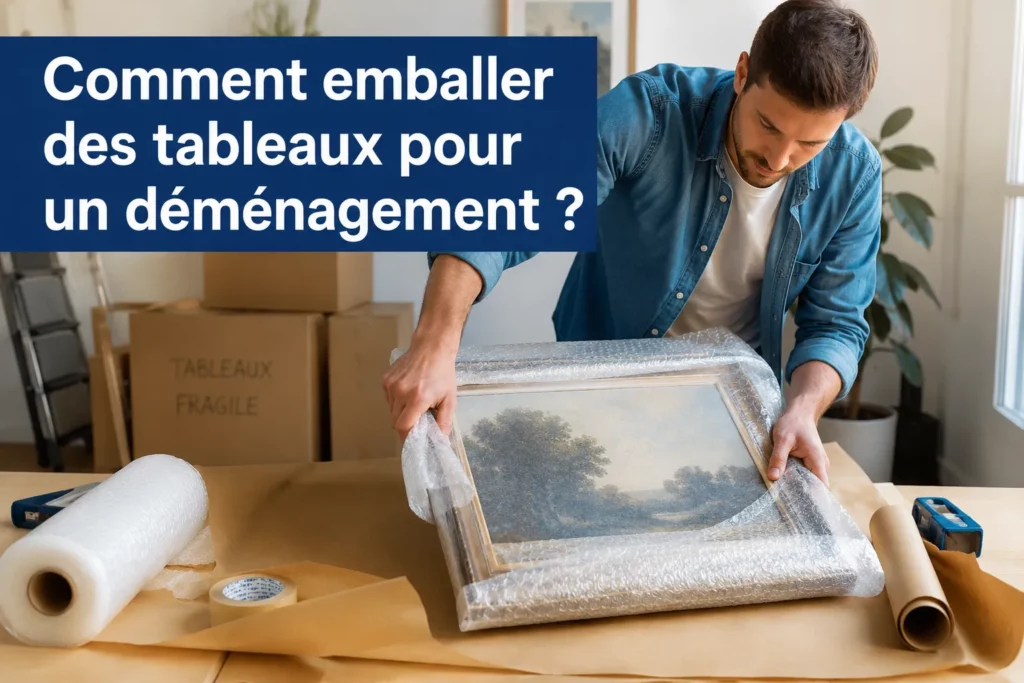 comment emballer tableaux pour déménagement