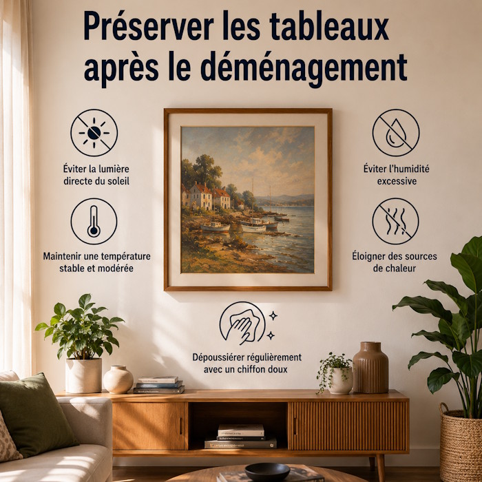 préserver tableaux après déménagement