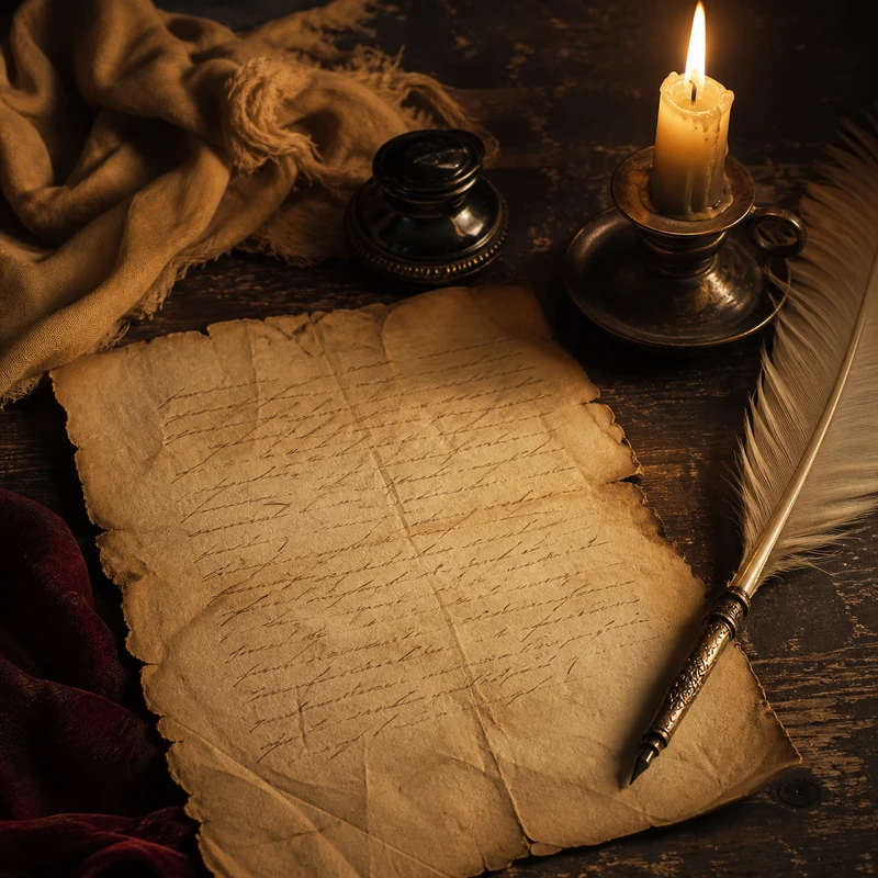 lettre manuscrite à la plume